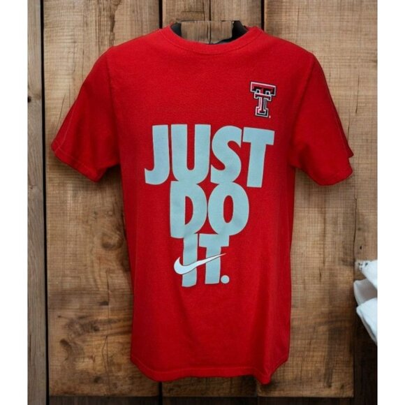 Texas Tech Red Raider Nike "Just Do It" Standard T-Shirt Small - Picture 1 of 6